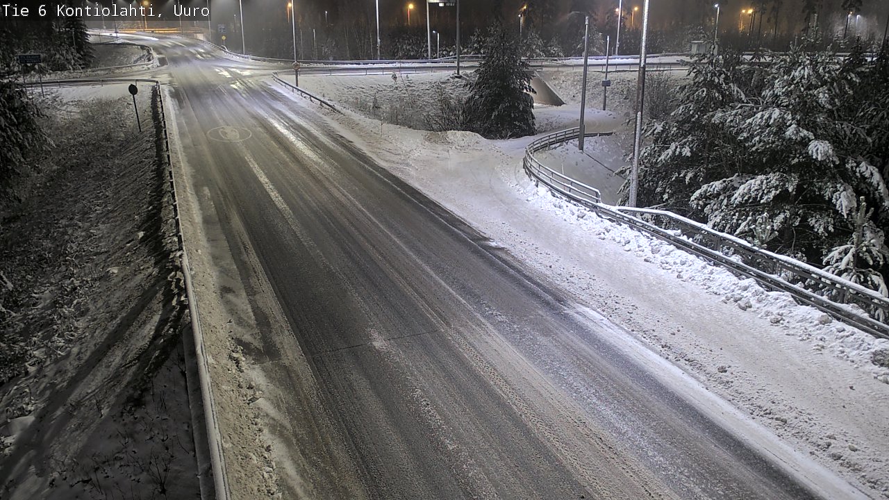 Weather Camera Image Väg 6 Kontiolax, Uuro, Kontiolahti, Pohjois-Karjala
