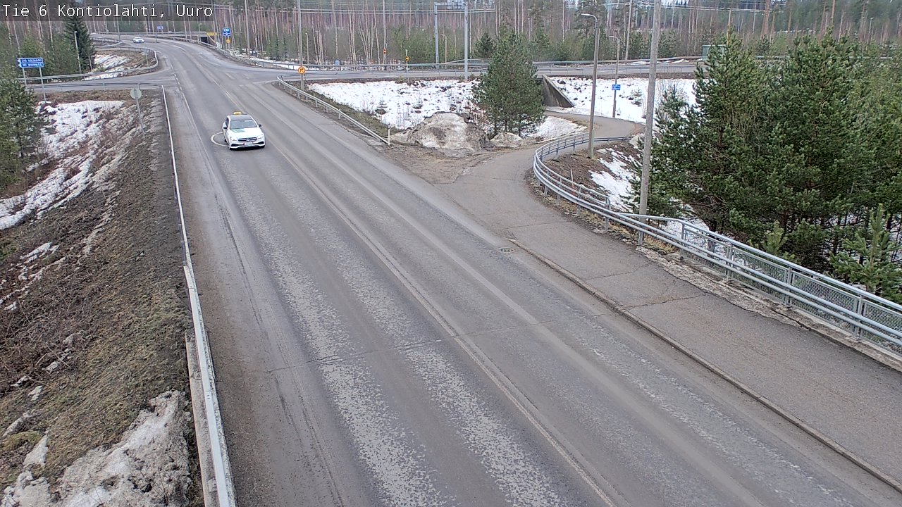 Weather Camera Image Väg 6 Kontiolax, Uuro, Kontiolahti, Pohjois-Karjala