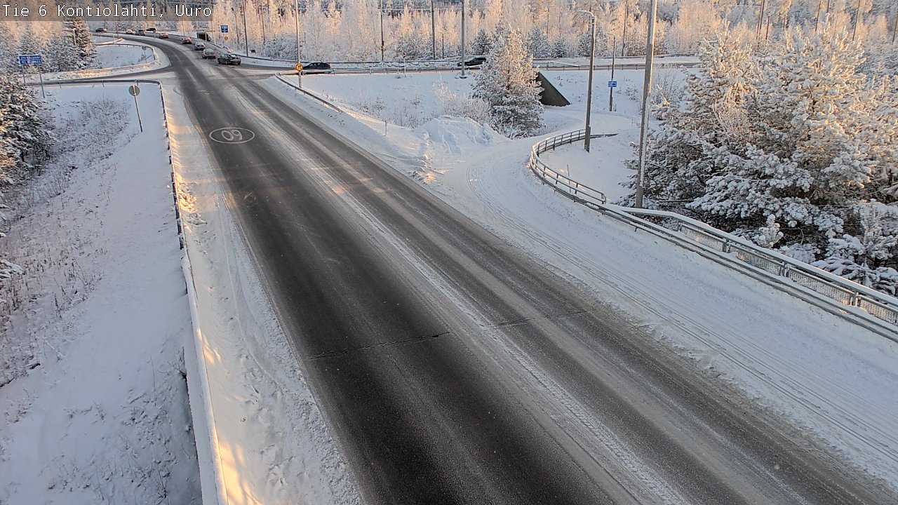 Weather Camera Image Road 6 Kontiolahti, Uuro, Kontiolahti, Pohjois-Karjala