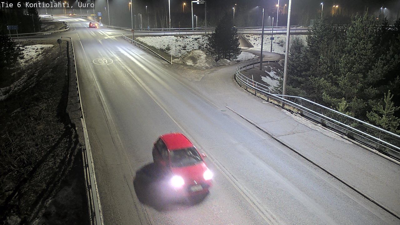 Weather Camera Image Väg 6 Kontiolax, Uuro, Kontiolahti, Pohjois-Karjala