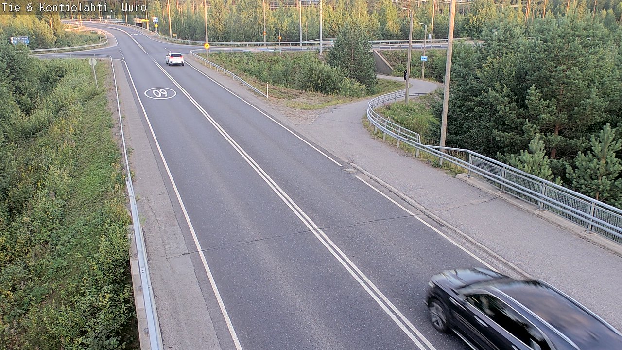 Kelikamerat Kuva Tie 6 Kontiolahti, Uuro, Kontiolahti, Pohjois-Karjala