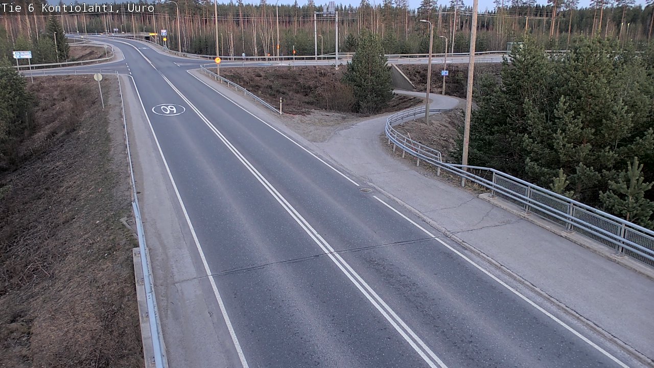 Kelikamerat Kuva Tie 6 Kontiolahti, Uuro, Kontiolahti, Pohjois-Karjala