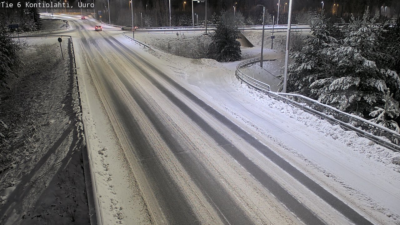 Weather Camera Image Väg 6 Kontiolax, Uuro, Kontiolahti, Pohjois-Karjala