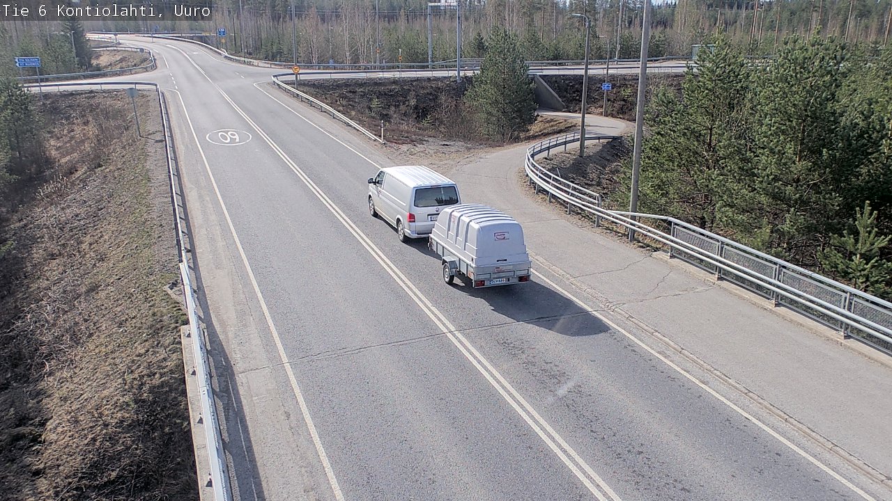 Kelikamerat Kuva Tie 6 Kontiolahti, Uuro, Kontiolahti, Pohjois-Karjala