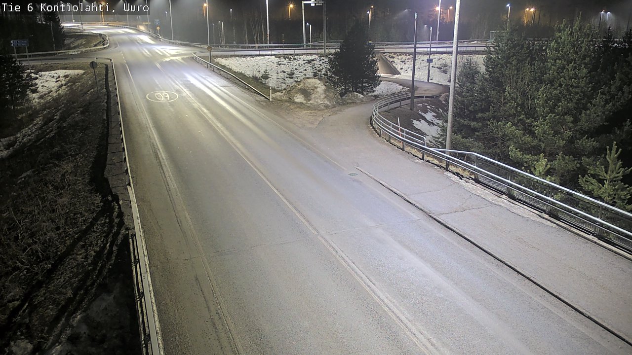 Weather Camera Image Väg 6 Kontiolax, Uuro, Kontiolahti, Pohjois-Karjala
