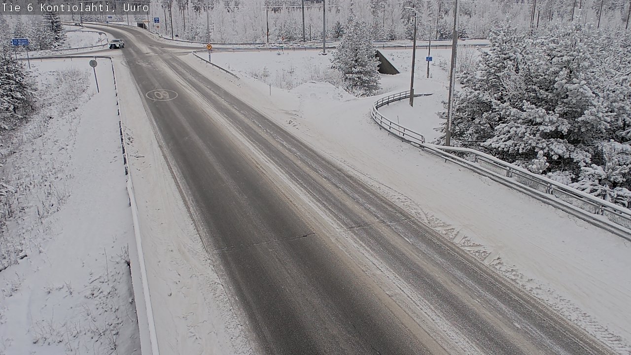 Weather Camera Image Väg 6 Kontiolax, Uuro, Kontiolahti, Pohjois-Karjala