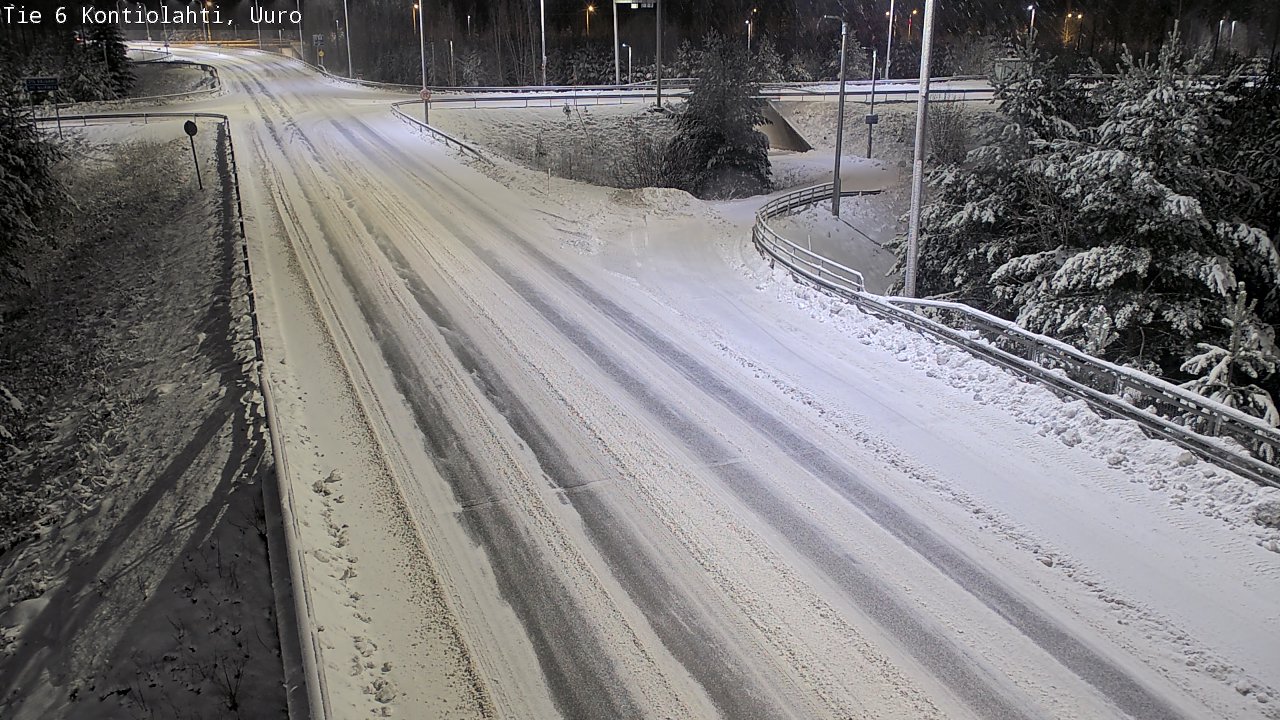 Weather Camera Image Väg 6 Kontiolax, Uuro, Kontiolahti, Pohjois-Karjala