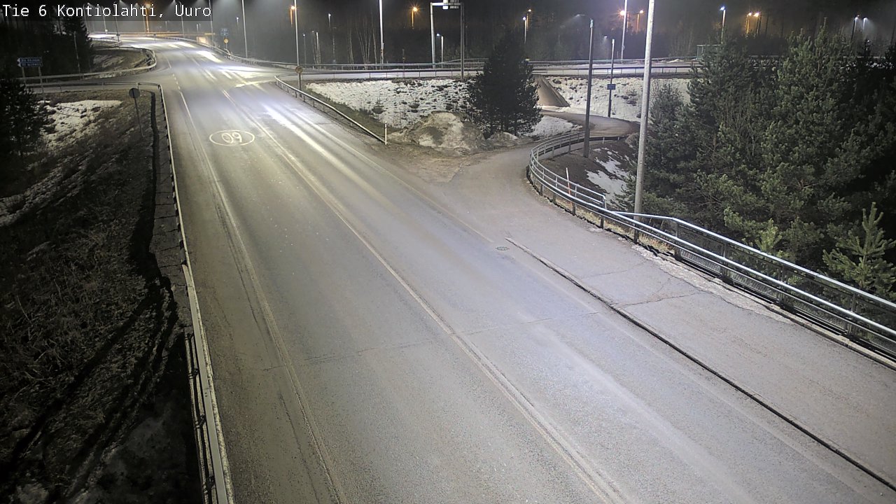 Weather Camera Image Väg 6 Kontiolax, Uuro, Kontiolahti, Pohjois-Karjala