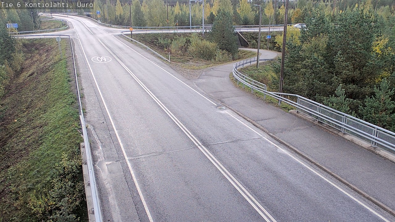 Weather Camera Image Väg 6 Kontiolax, Uuro, Kontiolahti, Pohjois-Karjala