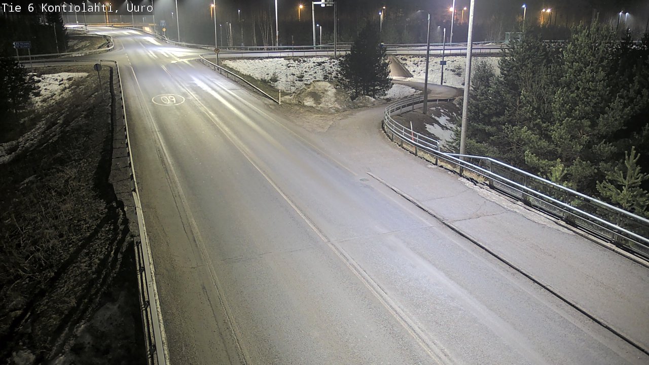 Weather Camera Image Väg 6 Kontiolax, Uuro, Kontiolahti, Pohjois-Karjala
