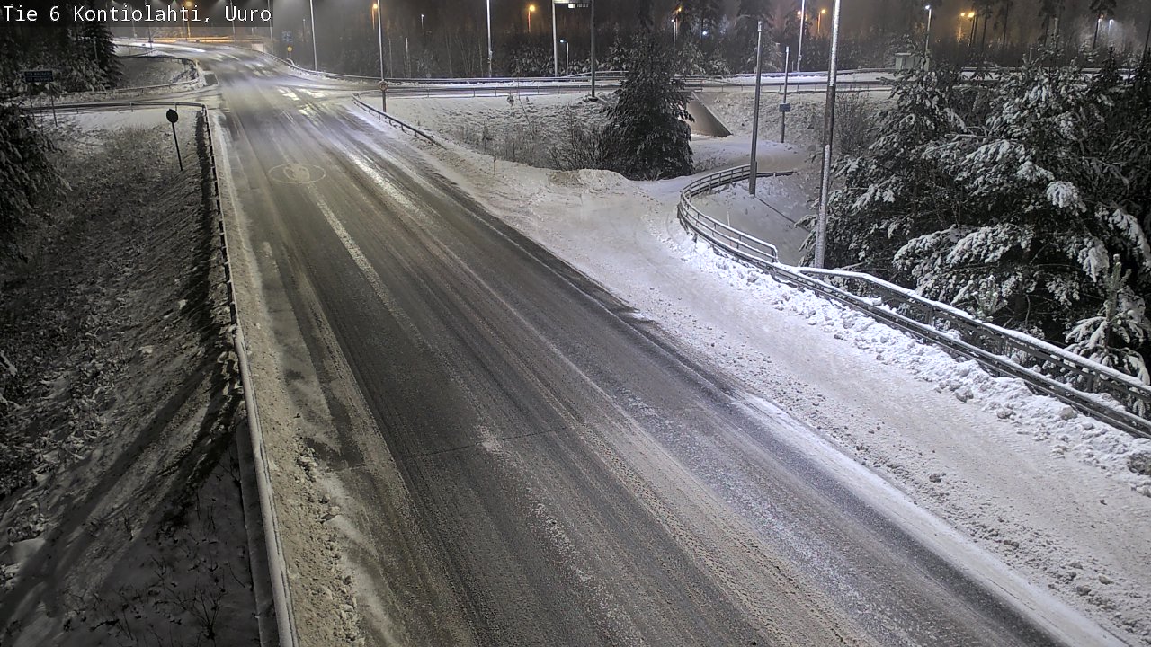Weather Camera Image Väg 6 Kontiolax, Uuro, Kontiolahti, Pohjois-Karjala