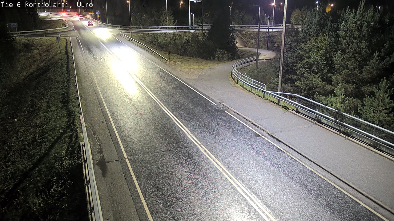 Weather Camera Image Road 6 Kontiolahti, Uuro, Kontiolahti, Pohjois-Karjala