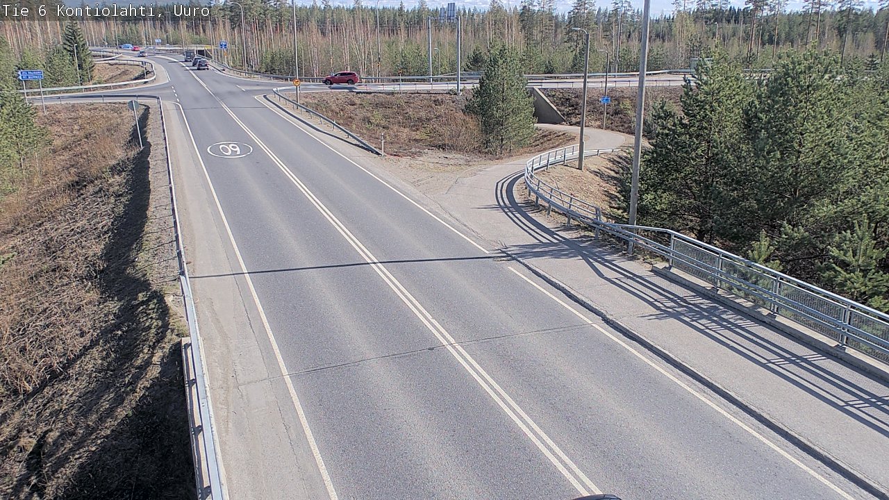 Kelikamerat Kuva Tie 6 Kontiolahti, Uuro, Kontiolahti, Pohjois-Karjala