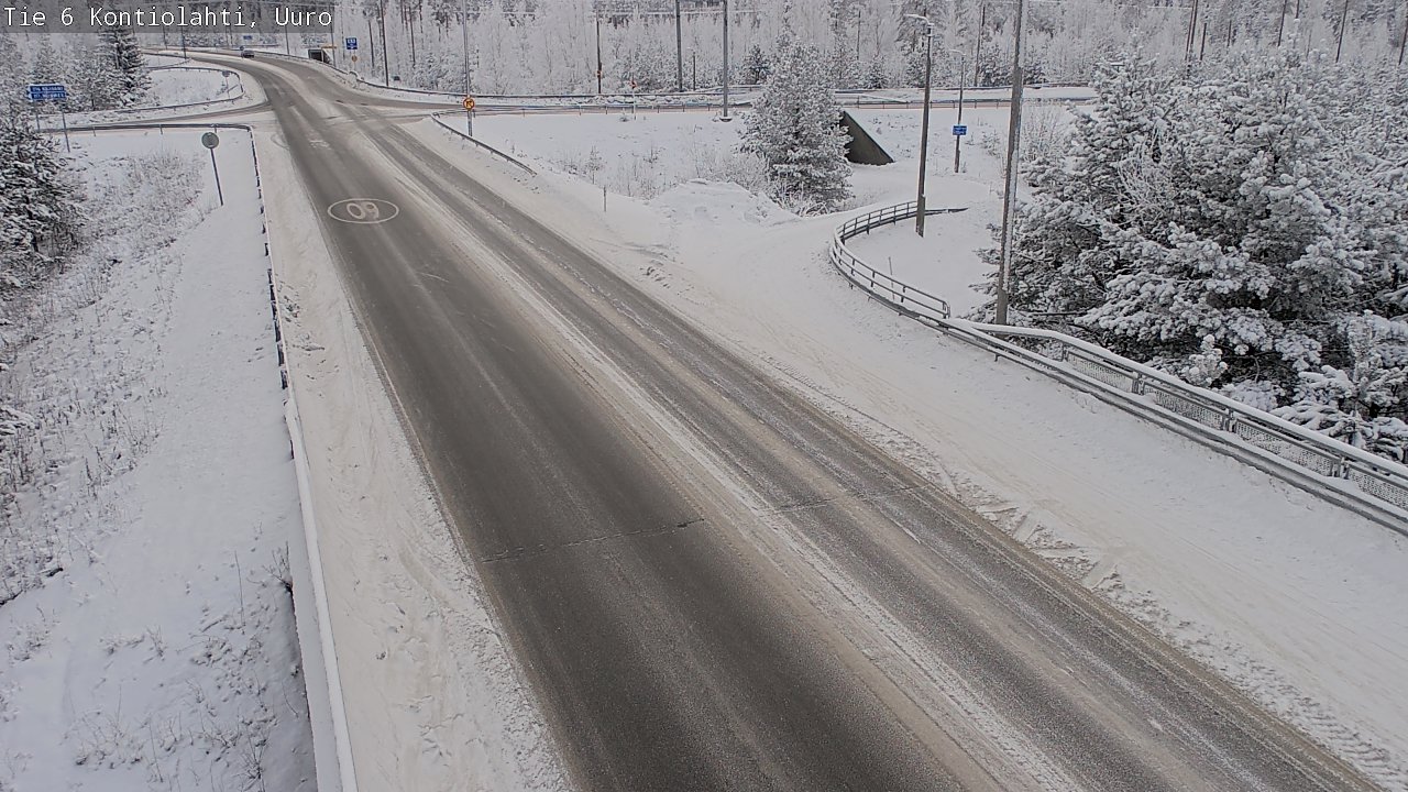 Weather Camera Image Väg 6 Kontiolax, Uuro, Kontiolahti, Pohjois-Karjala