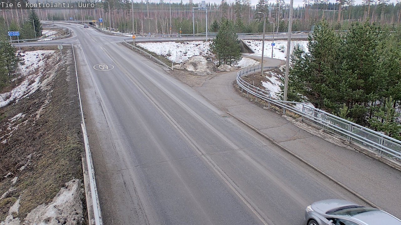 Weather Camera Image Väg 6 Kontiolax, Uuro, Kontiolahti, Pohjois-Karjala