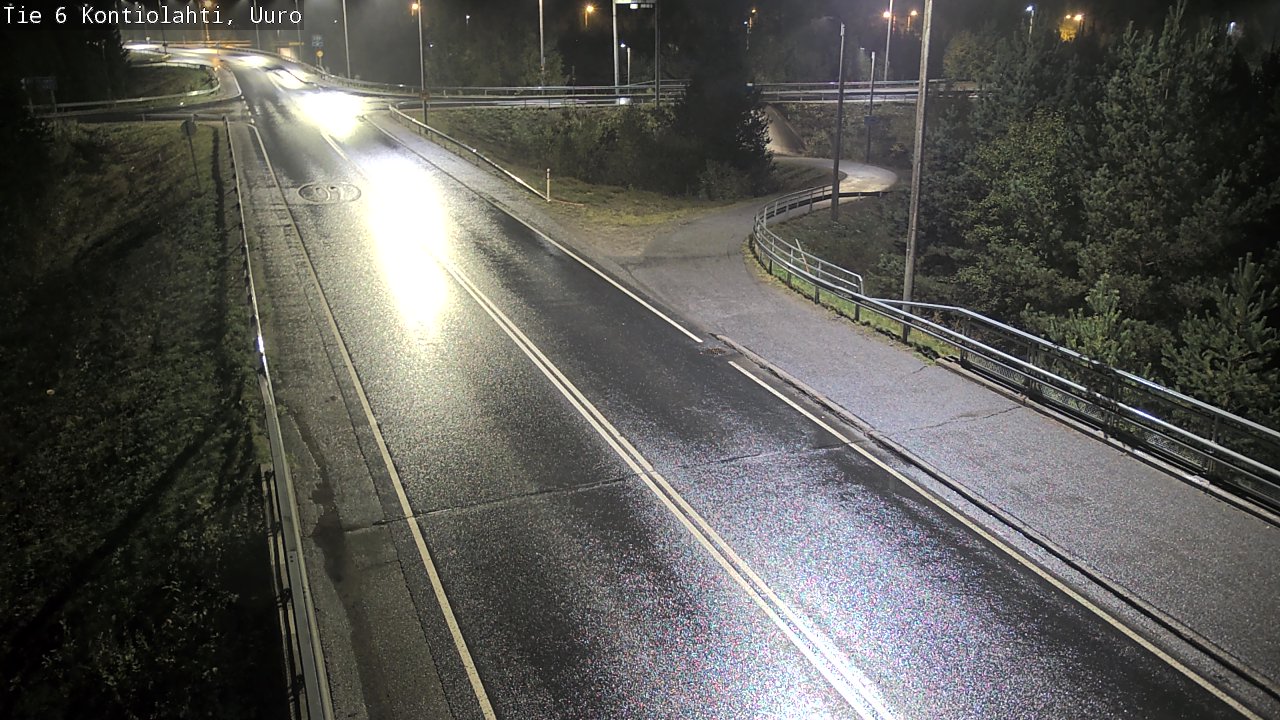 Weather Camera Image Road 6 Kontiolahti, Uuro, Kontiolahti, Pohjois-Karjala