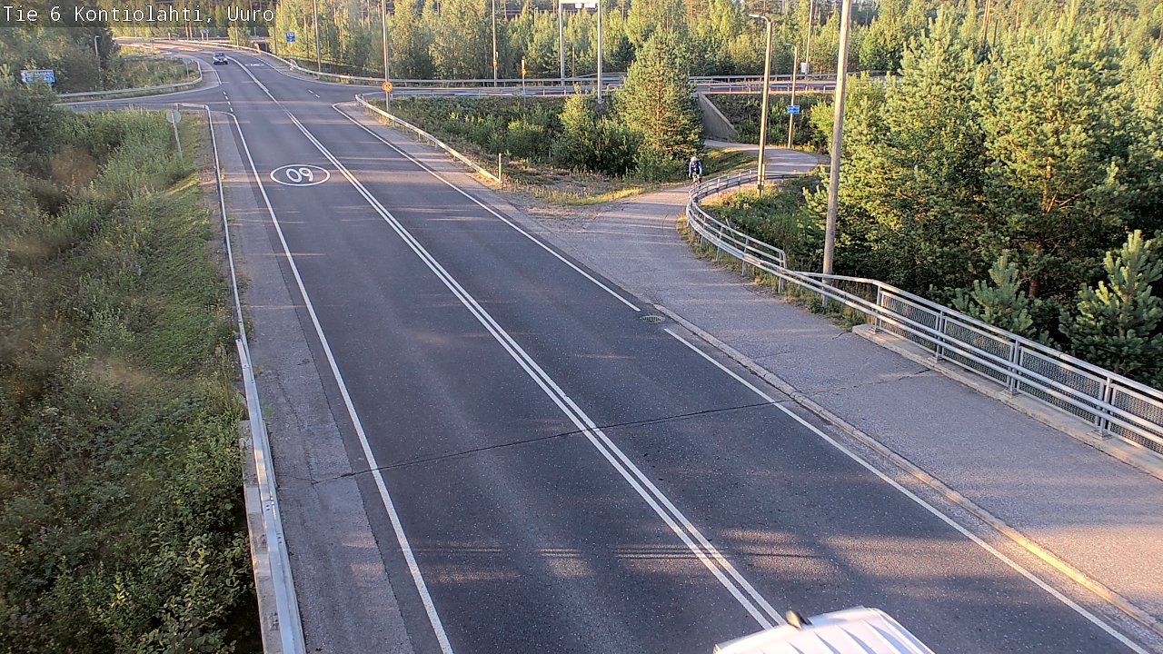 Weather Camera Image Road 6 Kontiolahti, Uuro, Kontiolahti, Pohjois-Karjala
