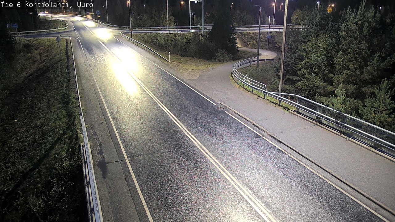 Weather Camera Image Road 6 Kontiolahti, Uuro, Kontiolahti, Pohjois-Karjala