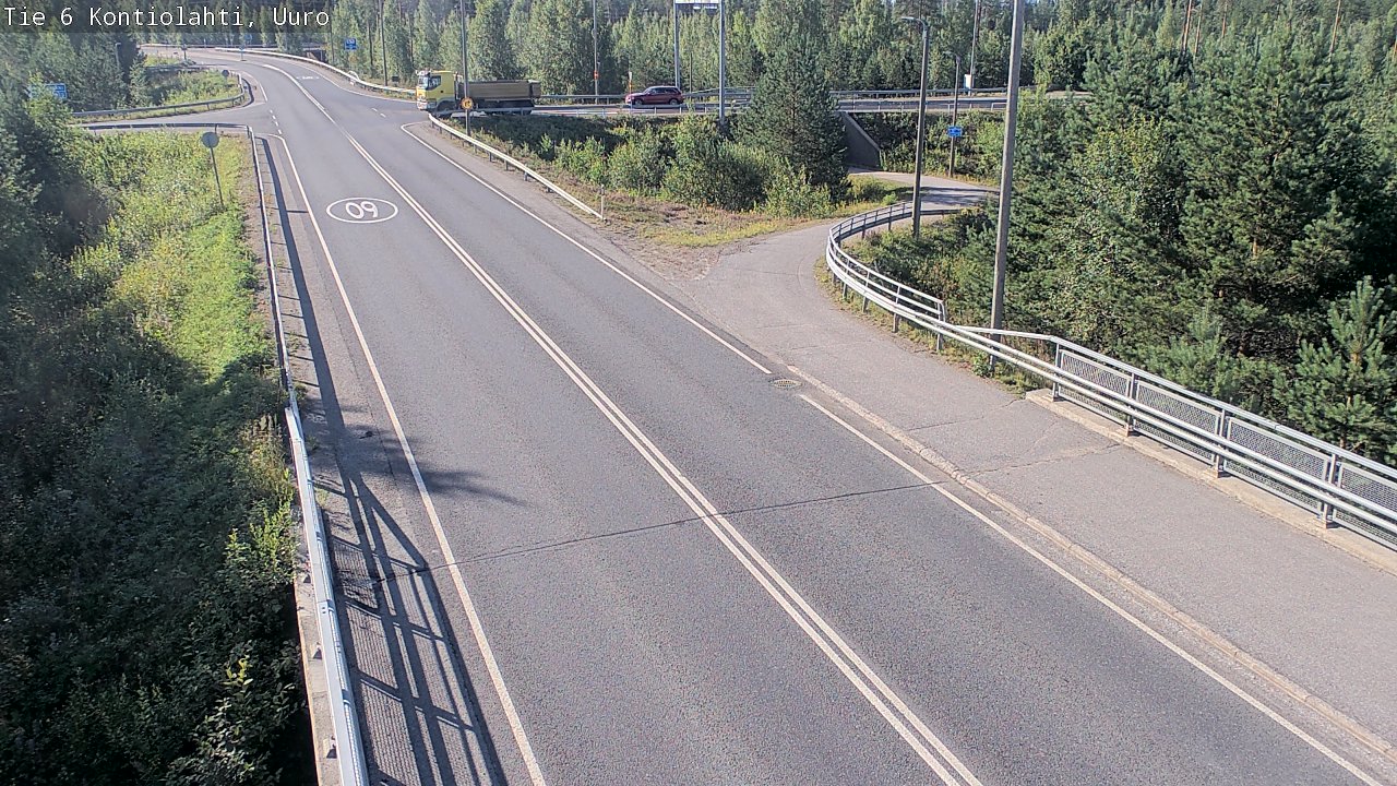 Kelikamerat Kuva Tie 6 Kontiolahti, Uuro, Kontiolahti, Pohjois-Karjala