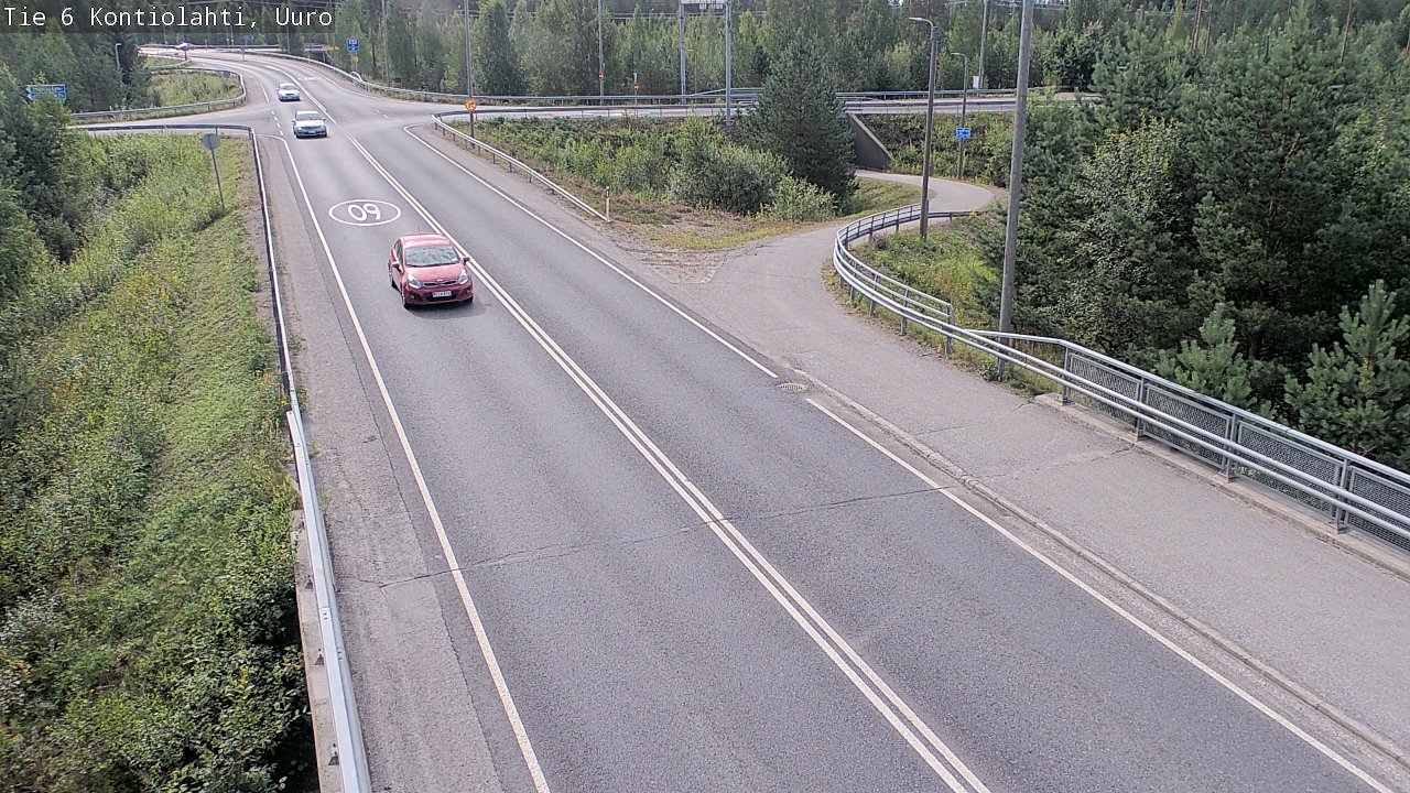 Weather Camera Image Road 6 Kontiolahti, Uuro, Kontiolahti, Pohjois-Karjala