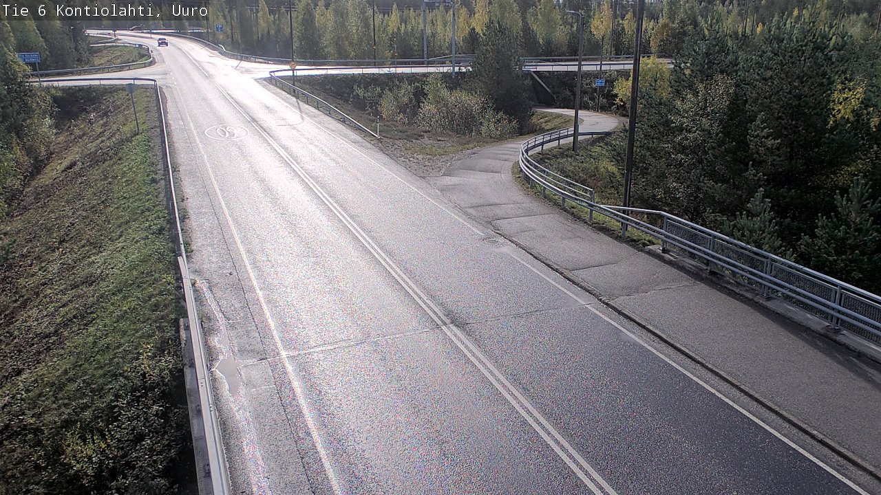 Weather Camera Image Väg 6 Kontiolax, Uuro, Kontiolahti, Pohjois-Karjala