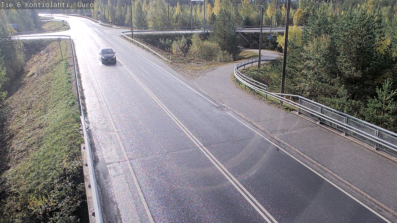 Weather Camera Image Road 6 Kontiolahti, Uuro, Kontiolahti, Pohjois-Karjala