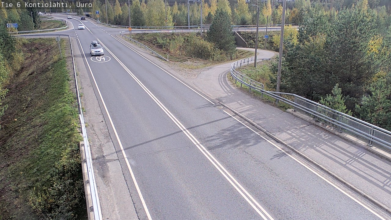 Kelikamerat Kuva Tie 6 Kontiolahti, Uuro, Kontiolahti, Pohjois-Karjala