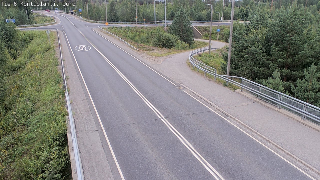 Weather Camera Image Road 6 Kontiolahti, Uuro, Kontiolahti, Pohjois-Karjala