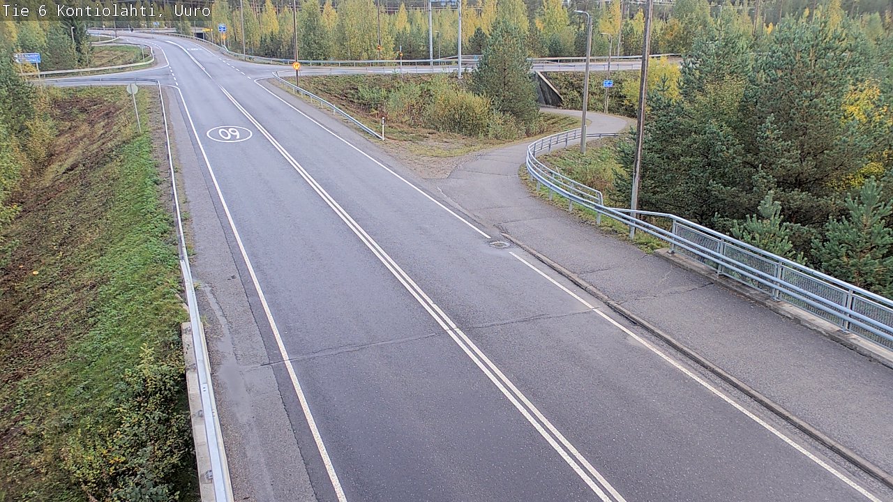 Weather Camera Image Road 6 Kontiolahti, Uuro, Kontiolahti, Pohjois-Karjala