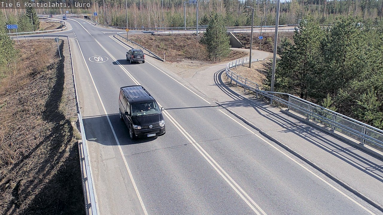 Kelikamerat Kuva Tie 6 Kontiolahti, Uuro, Kontiolahti, Pohjois-Karjala