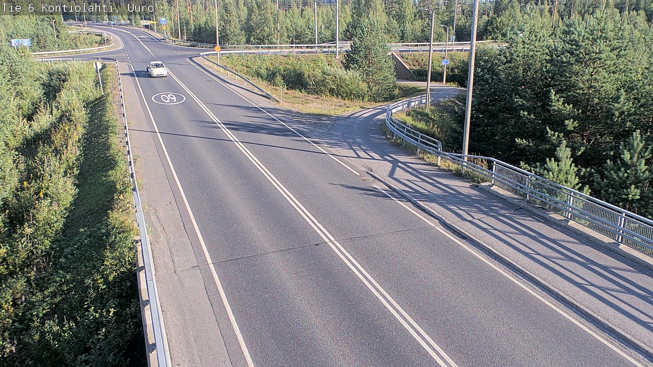 Kelikamerat Kuva Tie 6 Kontiolahti, Uuro, Kontiolahti, Pohjois-Karjala