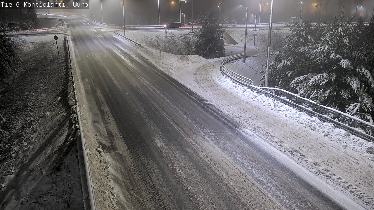 Weather Camera Image Väg 6 Kontiolax, Uuro, Kontiolahti, Pohjois-Karjala