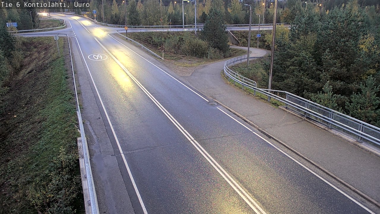 Weather Camera Image Road 6 Kontiolahti, Uuro, Kontiolahti, Pohjois-Karjala