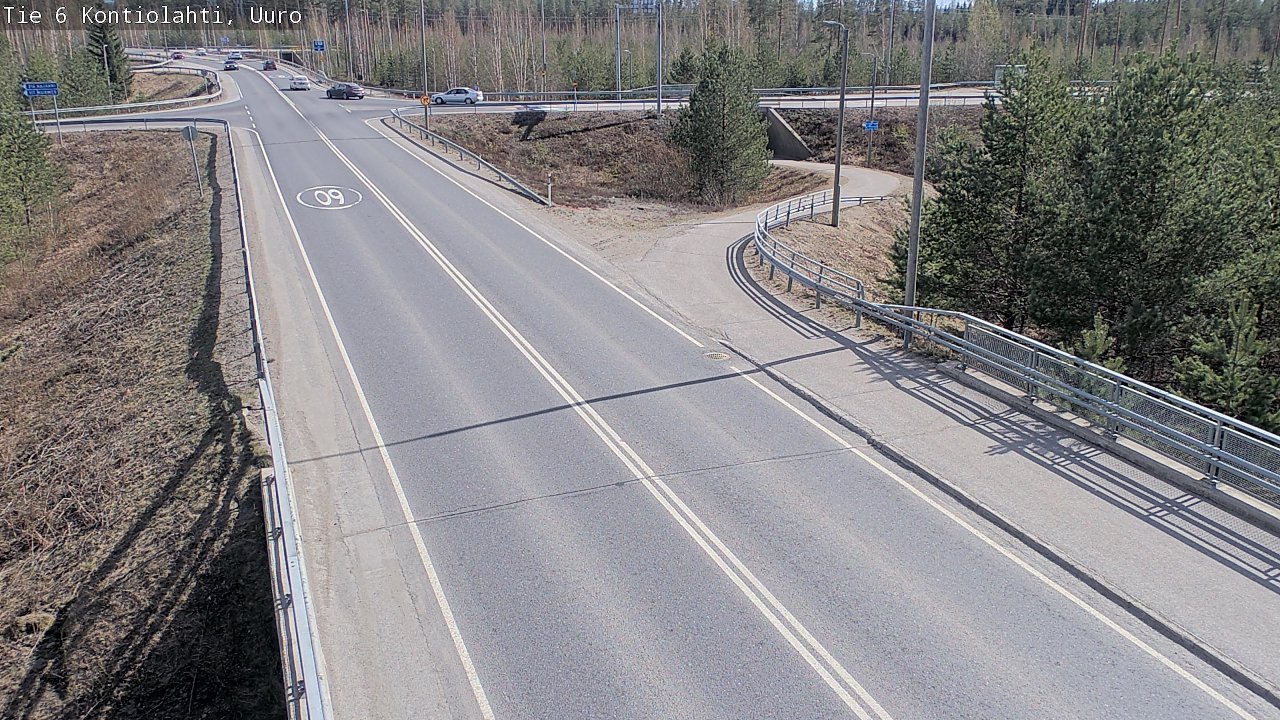 Kelikamerat Kuva Tie 6 Kontiolahti, Uuro, Kontiolahti, Pohjois-Karjala