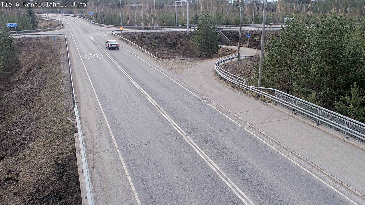 Kelikamerat Kuva Tie 6 Kontiolahti, Uuro, Kontiolahti, Pohjois-Karjala