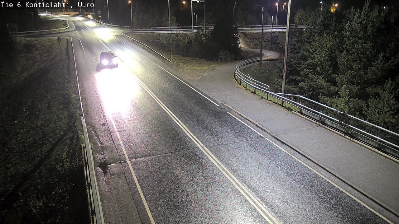 Weather Camera Image Road 6 Kontiolahti, Uuro, Kontiolahti, Pohjois-Karjala
