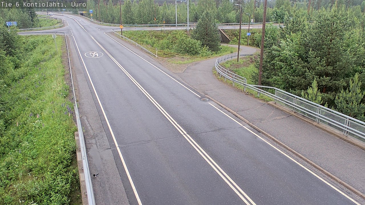 Kelikamerat Kuva Tie 6 Kontiolahti, Uuro, Kontiolahti, Pohjois-Karjala