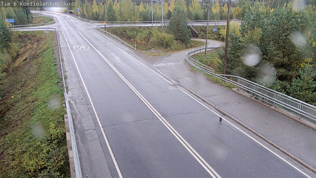 Weather Camera Image Road 6 Kontiolahti, Uuro, Kontiolahti, Pohjois-Karjala