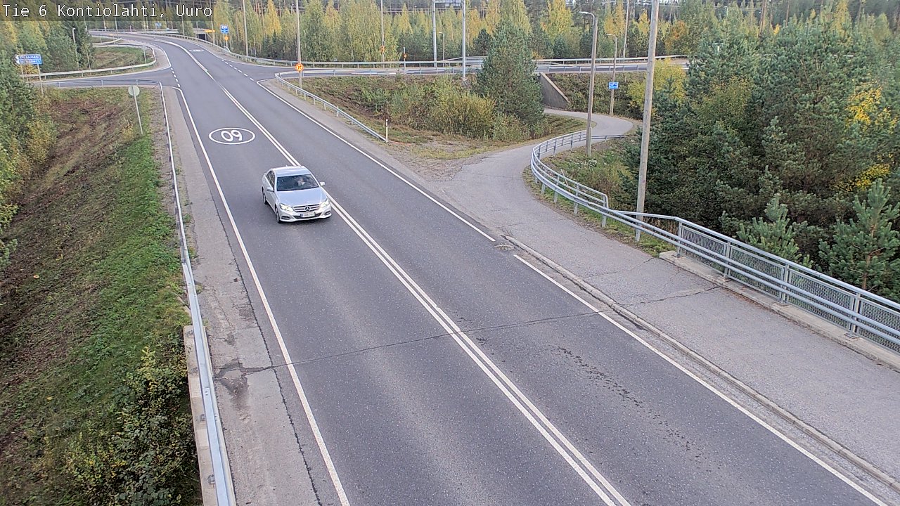 Kelikamerat Kuva Tie 6 Kontiolahti, Uuro, Kontiolahti, Pohjois-Karjala