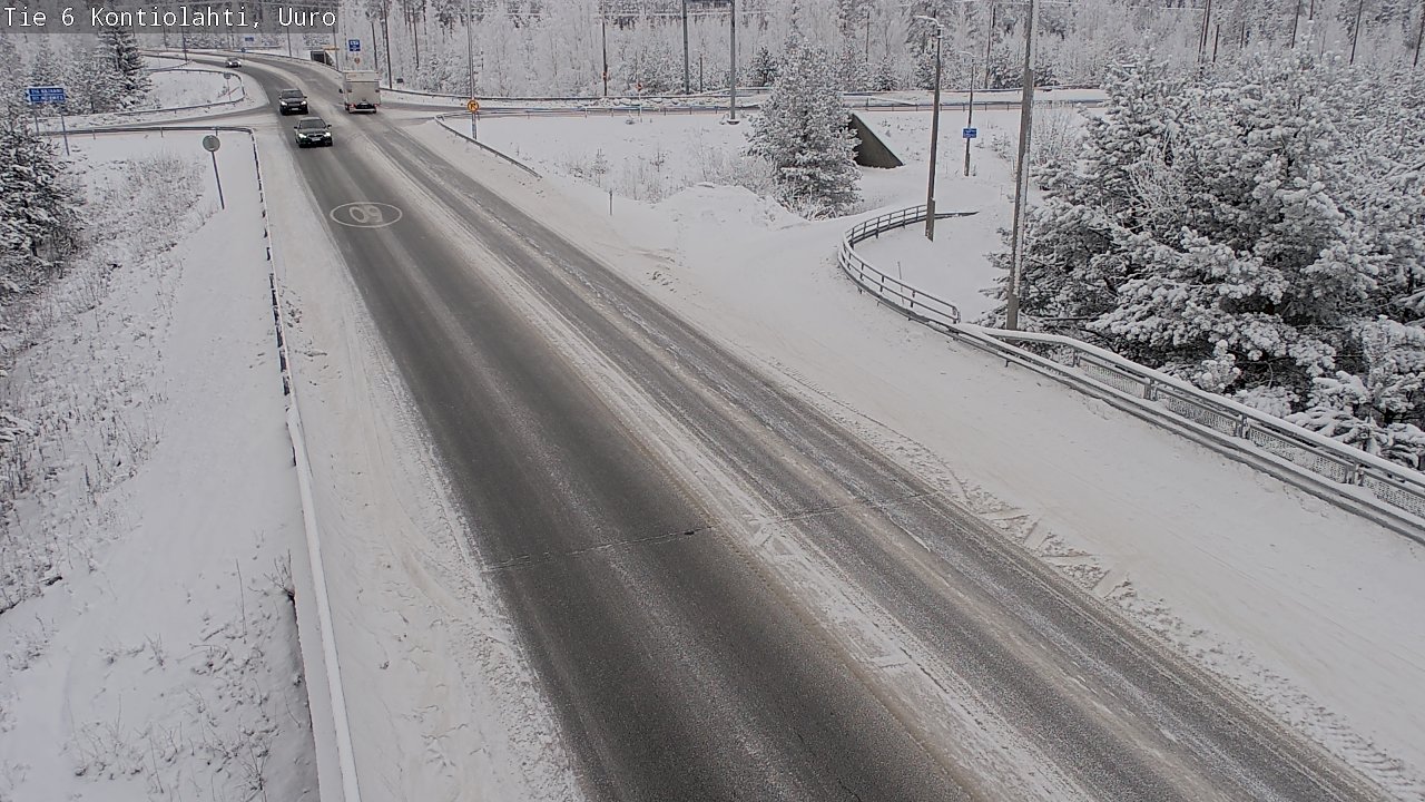 Weather Camera Image Väg 6 Kontiolax, Uuro, Kontiolahti, Pohjois-Karjala