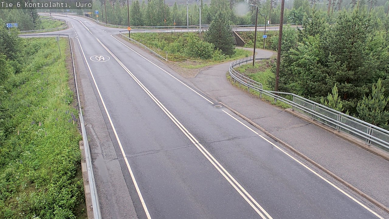 Kelikamerat Kuva Tie 6 Kontiolahti, Uuro, Kontiolahti, Pohjois-Karjala