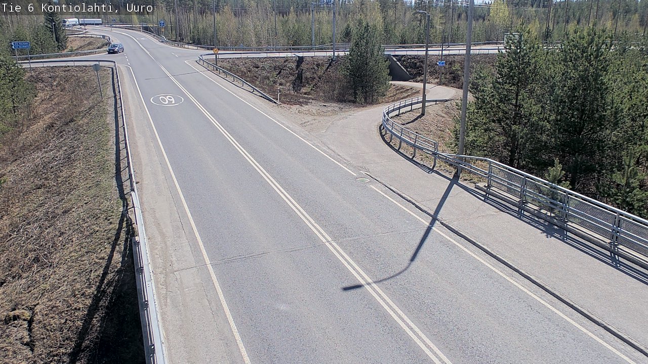 Weather Camera Image Väg 6 Kontiolax, Uuro, Kontiolahti, Pohjois-Karjala