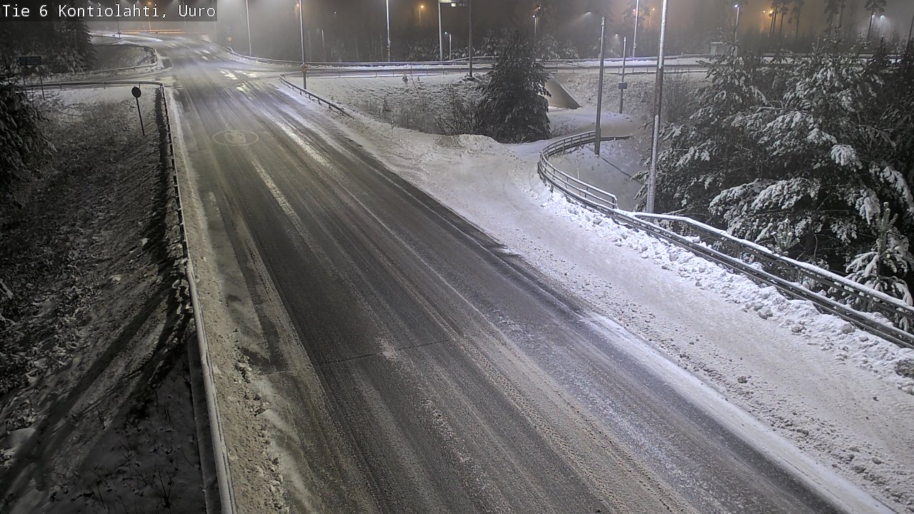 Weather Camera Image Väg 6 Kontiolax, Uuro, Kontiolahti, Pohjois-Karjala