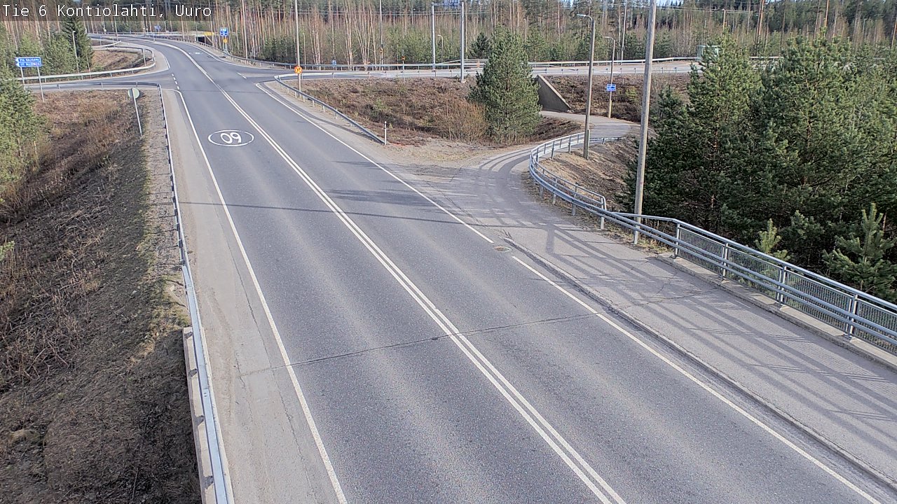 Kelikamerat Kuva Tie 6 Kontiolahti, Uuro, Kontiolahti, Pohjois-Karjala