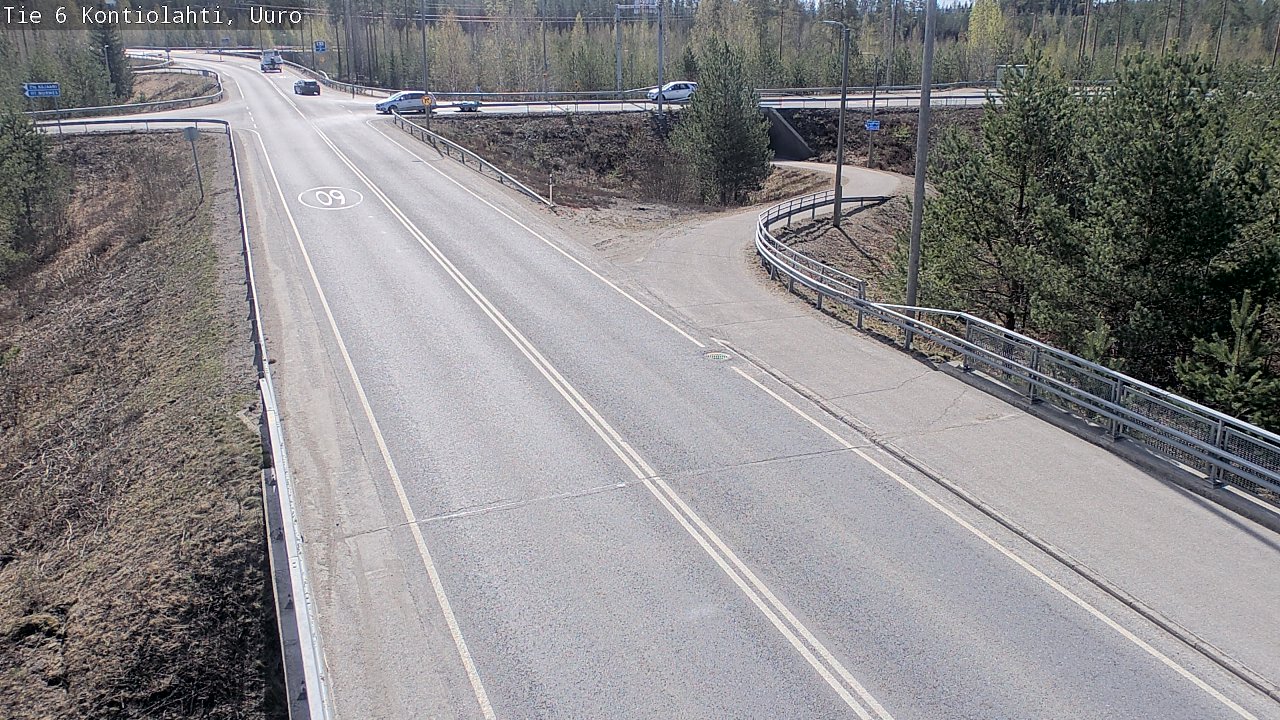 Weather Camera Image Väg 6 Kontiolax, Uuro, Kontiolahti, Pohjois-Karjala
