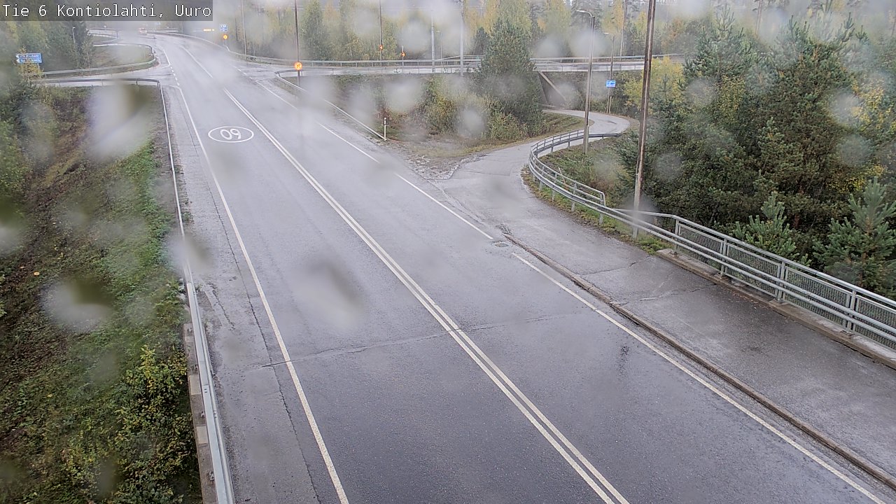 Weather Camera Image Road 6 Kontiolahti, Uuro, Kontiolahti, Pohjois-Karjala