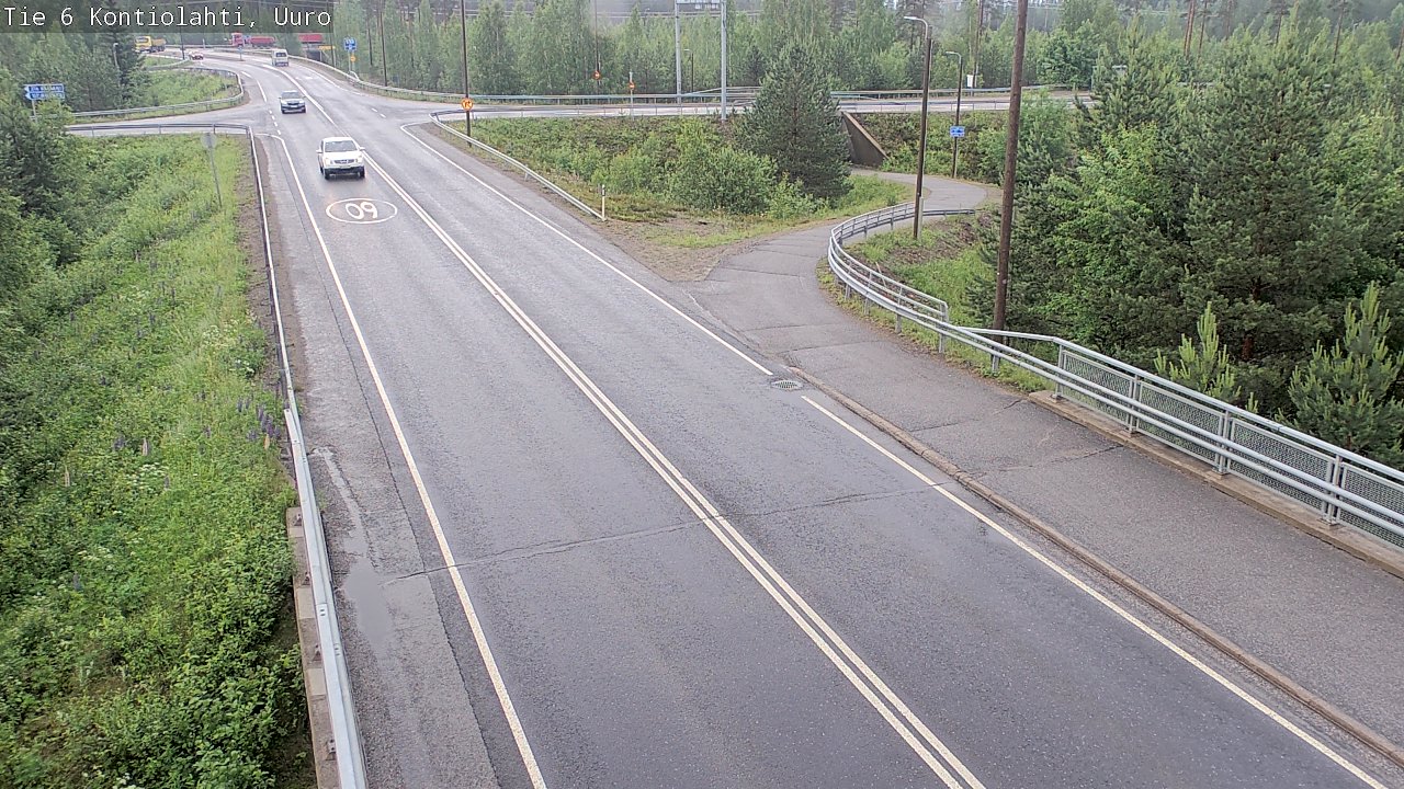 Weather Camera Image Väg 6 Kontiolax, Uuro, Kontiolahti, Pohjois-Karjala