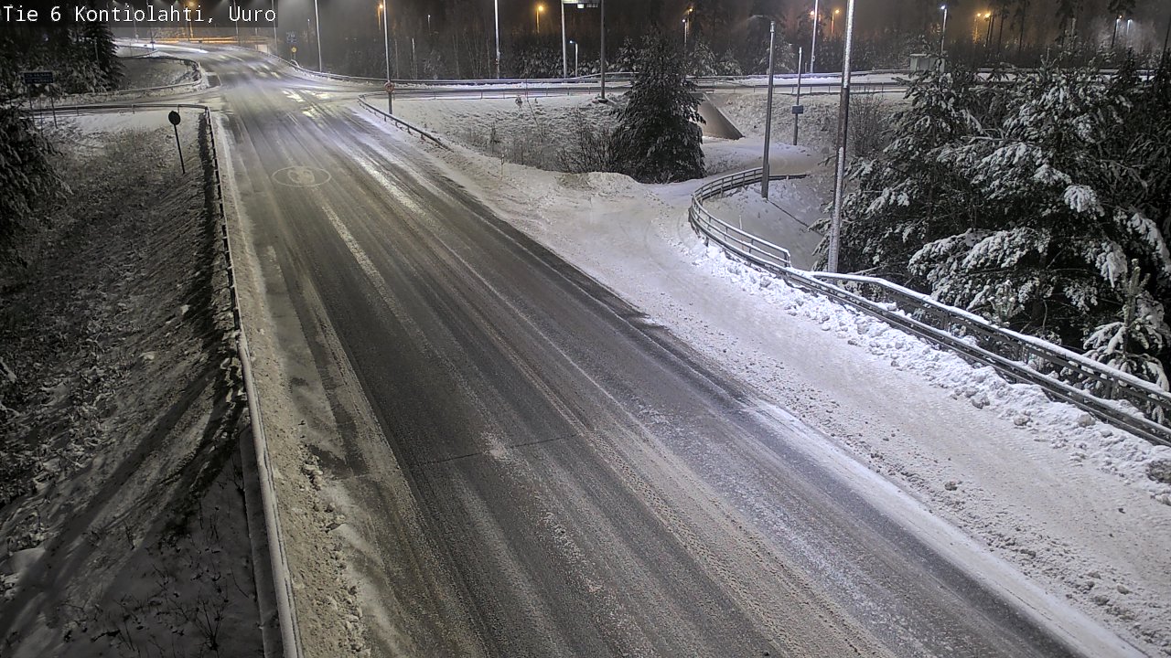 Weather Camera Image Väg 6 Kontiolax, Uuro, Kontiolahti, Pohjois-Karjala