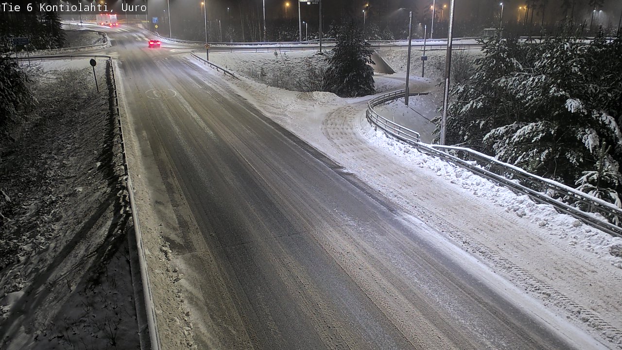 Weather Camera Image Väg 6 Kontiolax, Uuro, Kontiolahti, Pohjois-Karjala