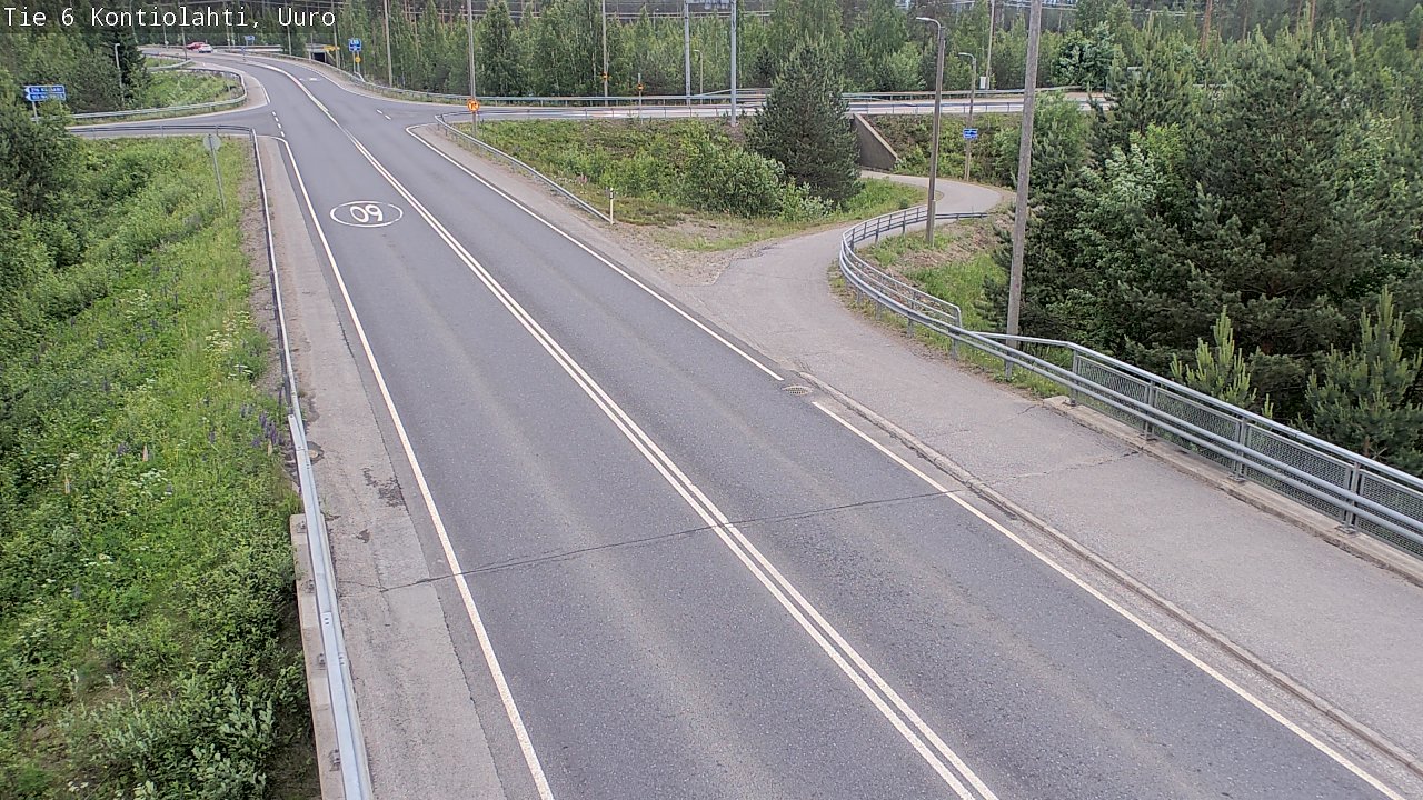Kelikamerat Kuva Tie 6 Kontiolahti, Uuro, Kontiolahti, Pohjois-Karjala